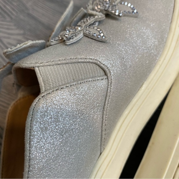 Antonio Melani Lorra Rhinestone Metallic Leather Sneaker Mule - Picture 15 of 15